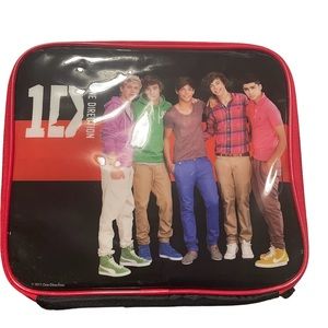 One Direction lunch box with matching thermos.